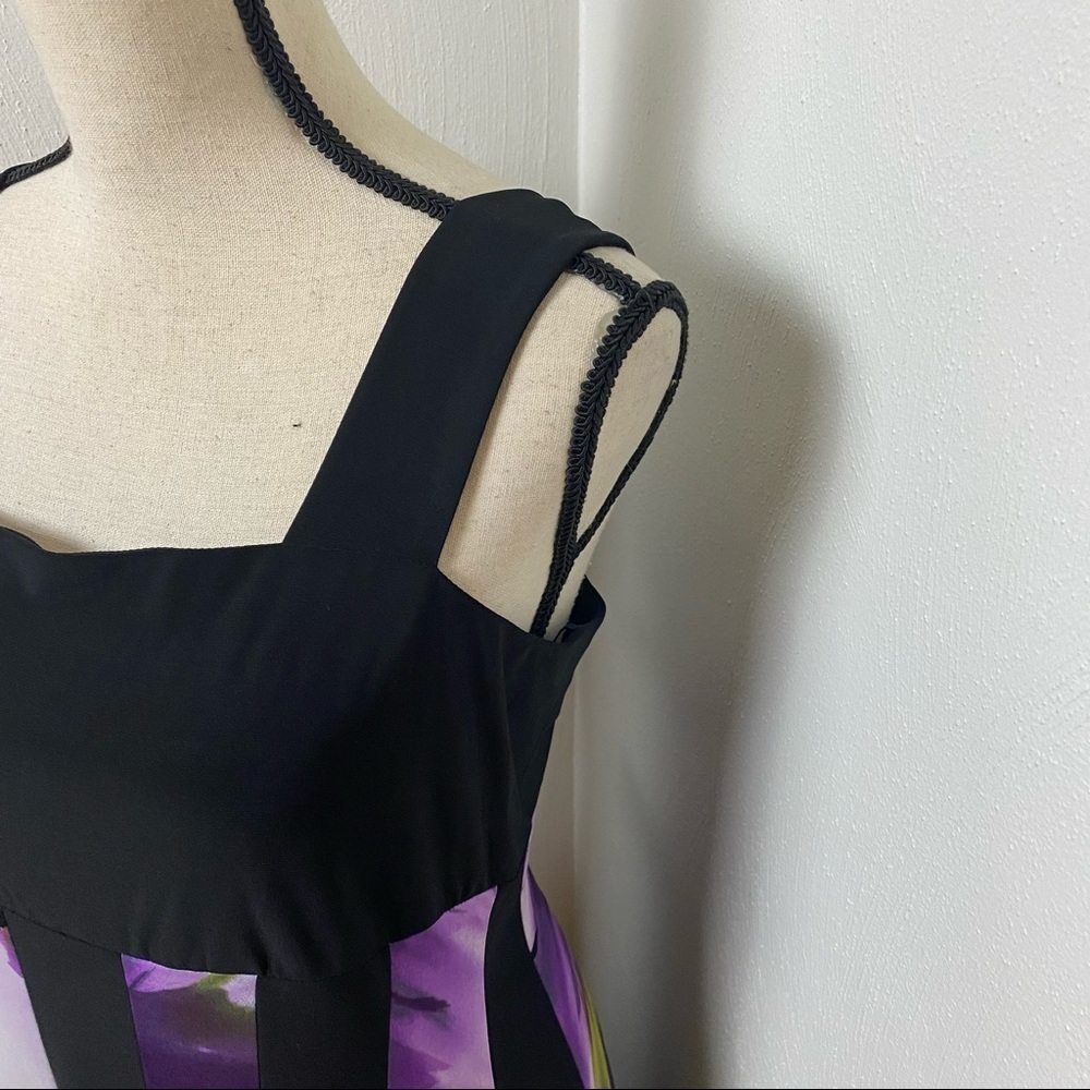 R & M Collection Fit & Flare Design Multi Colors Sz 14 - Picture 7 of 15